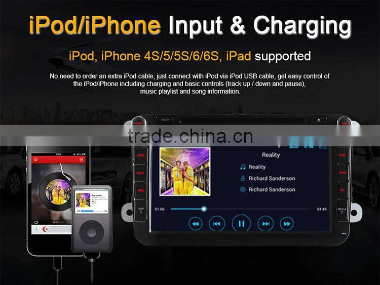 Ownice car Stereo for VW Volkswagen with mp3 player gps audio rds bluetooth multimedia car radio DAB