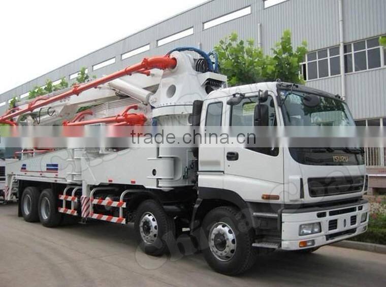Hdt Series Hopper Capacity 700L Concrete Boom Pump Truck