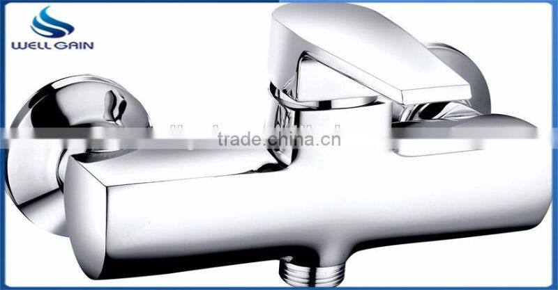 Classic single whole zinc handle brass body kitchen faucet MARTI wall mouned chrome plating kitchen mixer