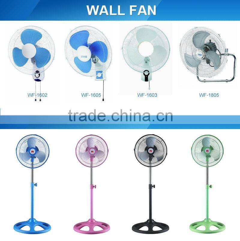 cheap heavy duty electric industrial wall fan/18 stand wall fan/oscillating pedestal wall fan