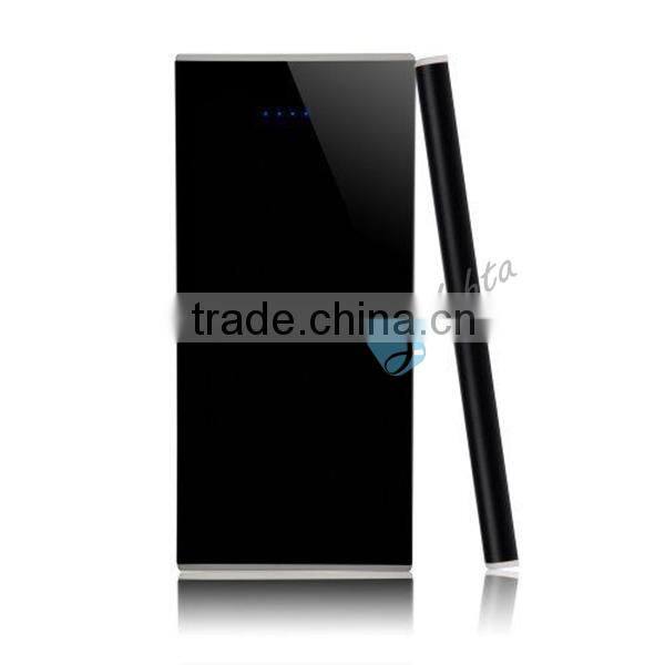 Custom Logo Laser Dual Port Back Up Battery Mobile Slim Power Bank