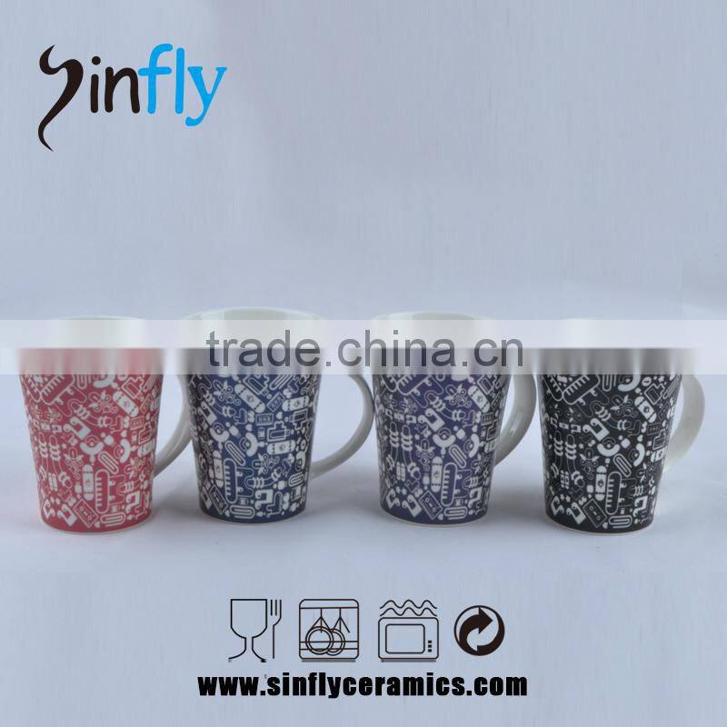 2015 New China Supplier Reasonable Price Plain White Ceramic Mug