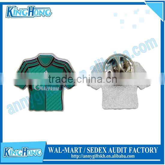 Uniform shape brass metal hard enamel sport badge