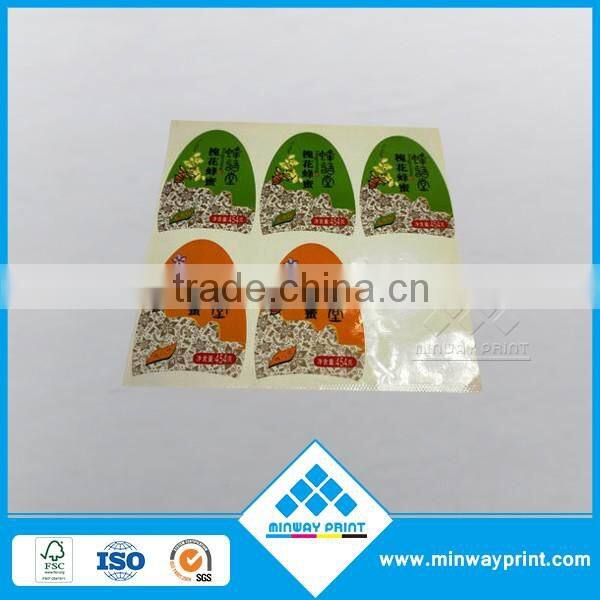 2016 New Stly Custom Logo Paper Round Stickers Wholesale