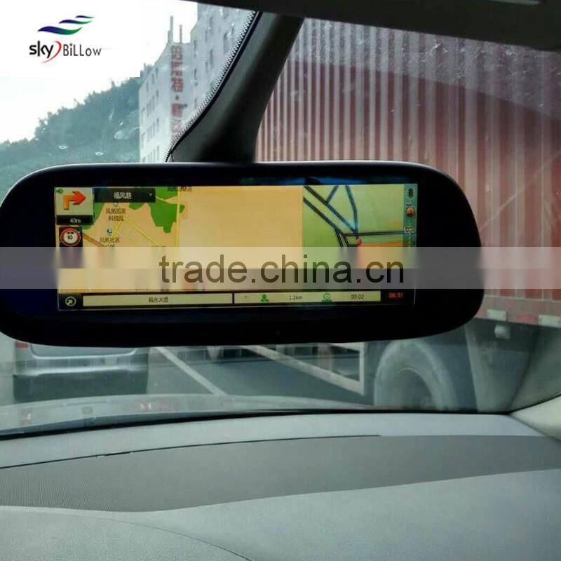 Rear view car camera recorder with gps navigations 8.2 inch rear view mirror type
