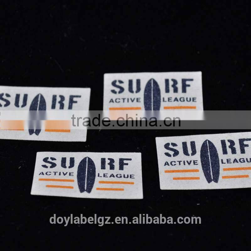 100% cotton care labels