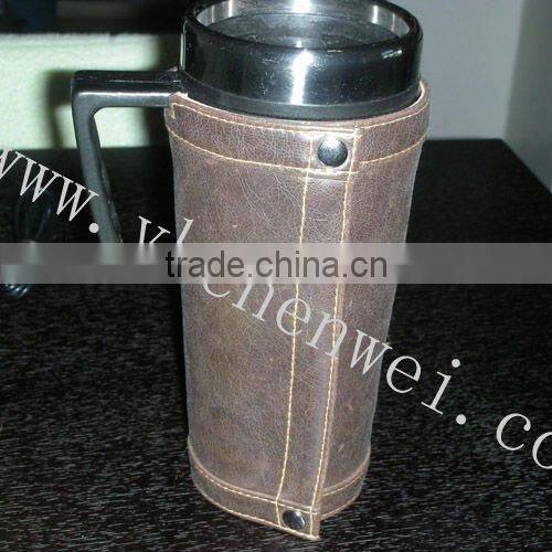 double wall stainless steel plastic tumbler with handle