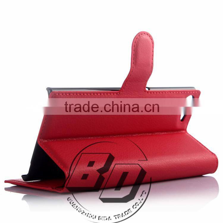 New Arrival Popular Magnetic flip leather wallet case with card slots For Wiko Highway star 4G pu case lowest price