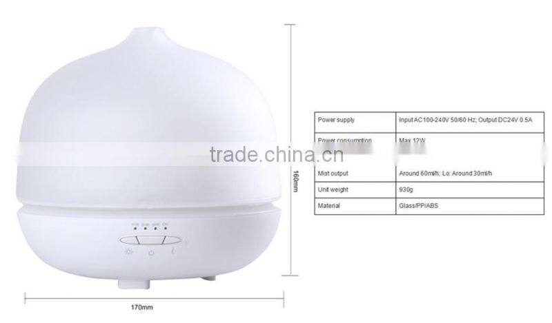 1 year warranty!!! factory price Mist output adjustable Essential Oil Aroma Diffuser