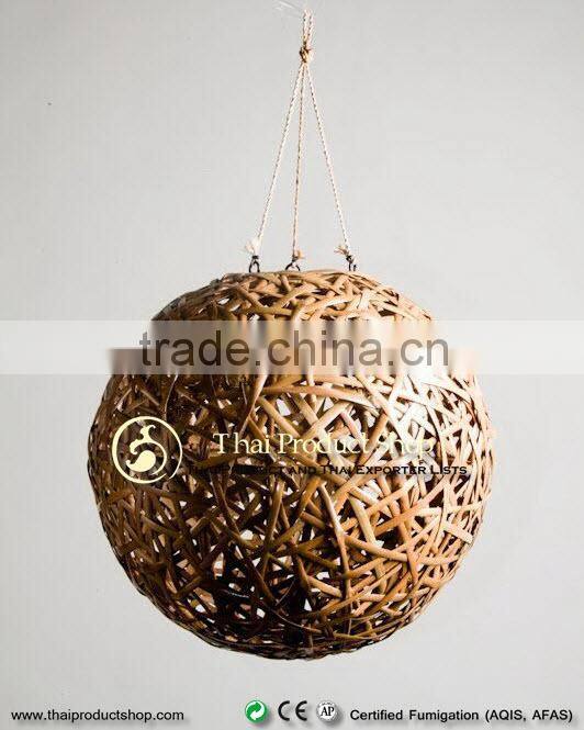 Bamboo wicker Ceiling Lamps
