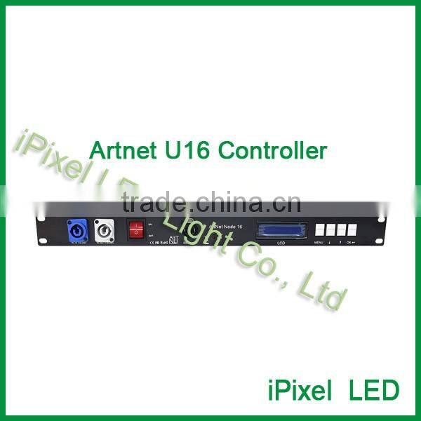 programmable high quality 16 DMX universe Artnet madtrix Controller 3pin XLR female NON-waterproof for Dj/night club