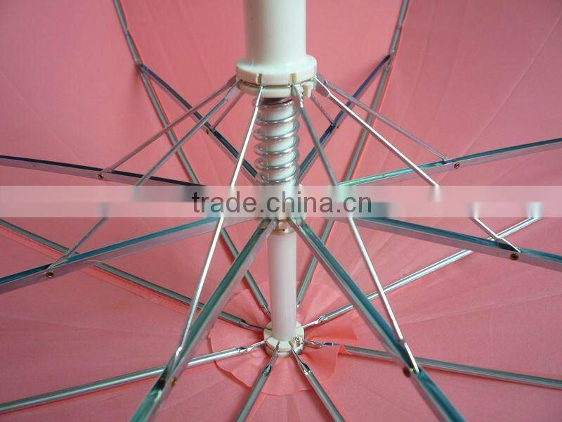 23" auto open straight pink umbrella