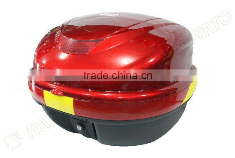 Super quality black color motorcycle tail box with keys