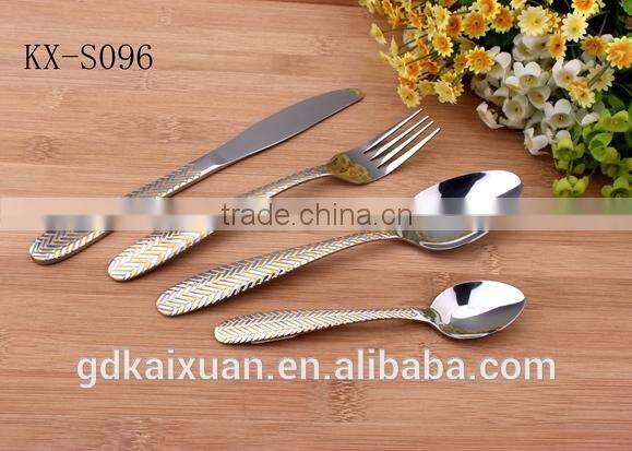 High Grade Gold Plated Flatware Wholesale
