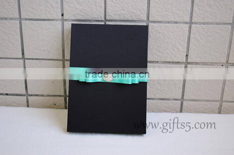 Elegant Black Wedding Invitation Box