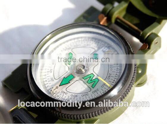 army lensatic military compass with alminium-alloy body