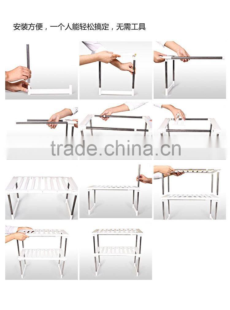 extendable closet & kitchen rack