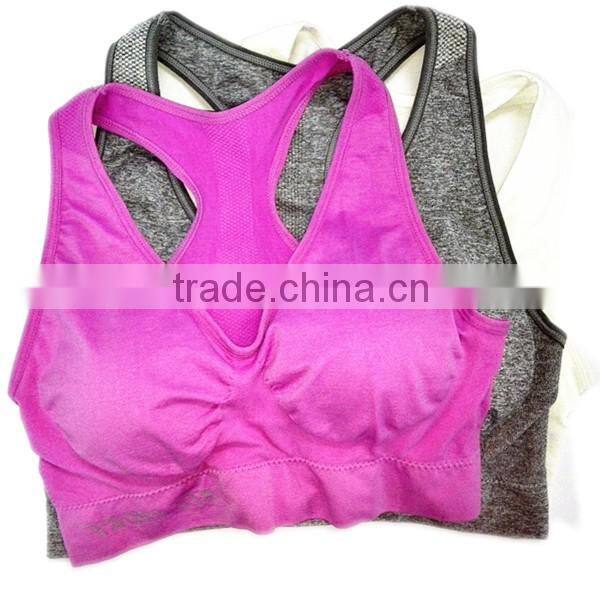 Made In China Bulk Custom Woman Sport Bra Seamless Underwear