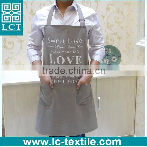 nordic style plain cotton mens duck canvas apron with custom logo