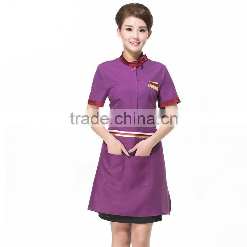 Top Quality hot sell stylish hotel workwear uniforms