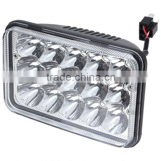 5 inch 45w round sealed beam headlight 4x6 high low beam for truck, offroad lighting