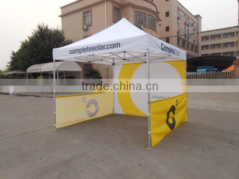 Guangzhou original manufacture heat transfer printing aluminum pop up tent