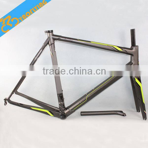 Hot sale high quality Carbon fiber road Bicycle Frame,super light DIY Carbon fiber Bicycle Frame,all colours available