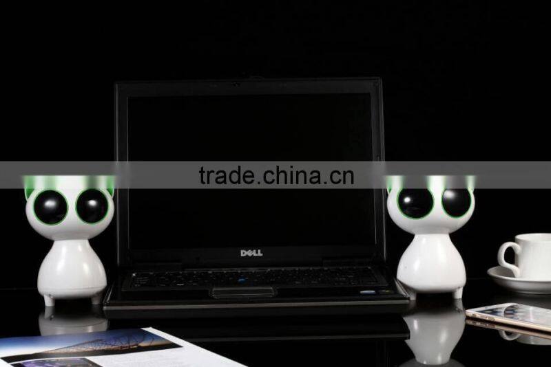 2015 Portable Cute cat design mini usb speaker for computer and cellphone