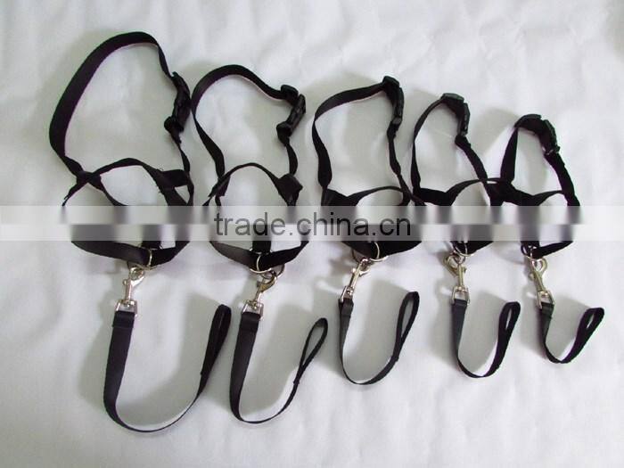 Dogs Puppy Adjustable Head Halter Buckle Muzzle Headcollar Training Barking