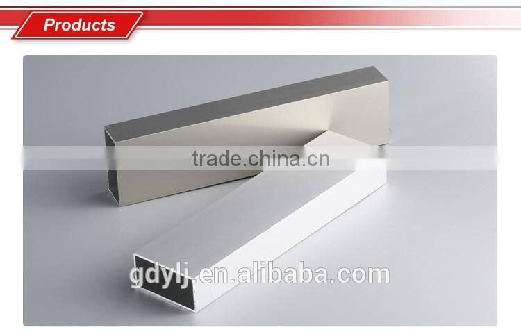 T3 T8 temper anodized aluminum square/flat tube