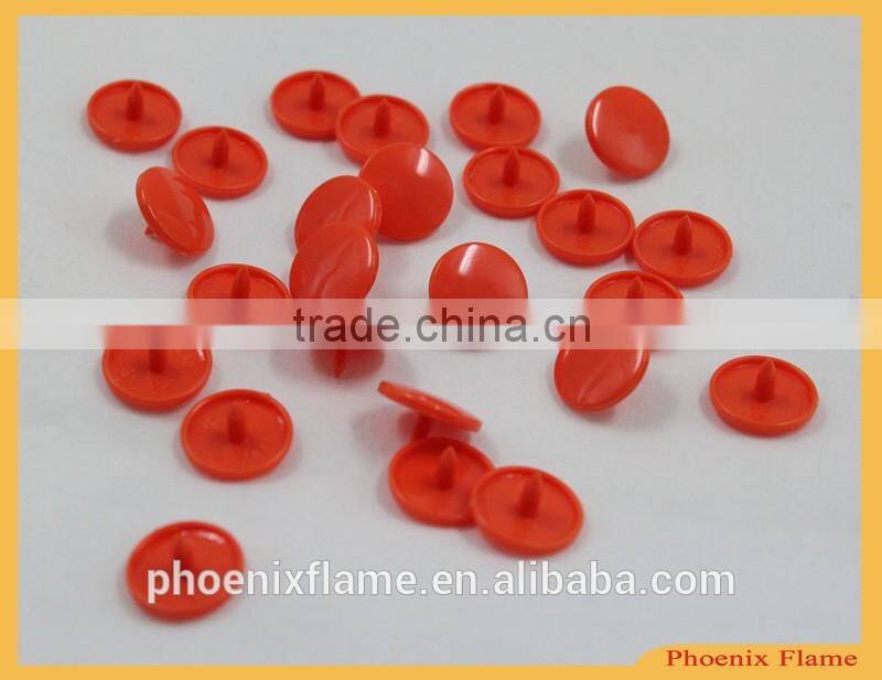 2016 eco wholesale plastic press snap buttons for garments