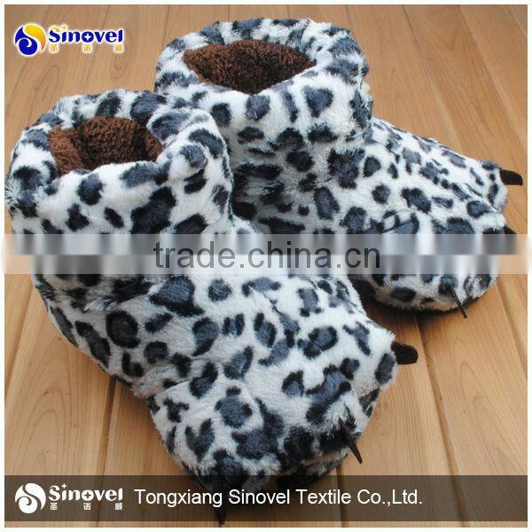 100% Polyester Animal Print Velvet Fabric/short hair velvet fabric for sofa
