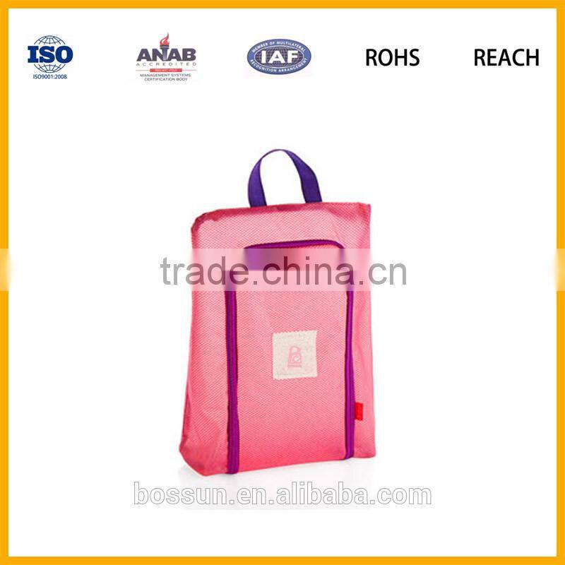 high quality mesh shoe bag set matching travel shoe bag made in china factory