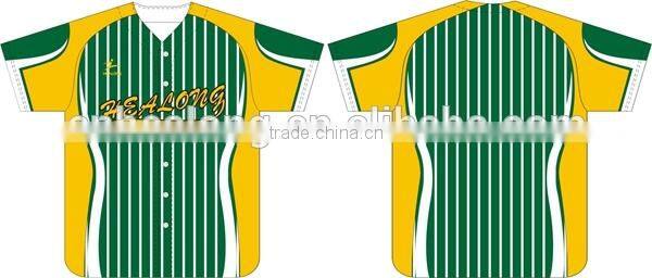 Custom Made Blue White Stripe Baseball Uniforms With Sublimation Printing