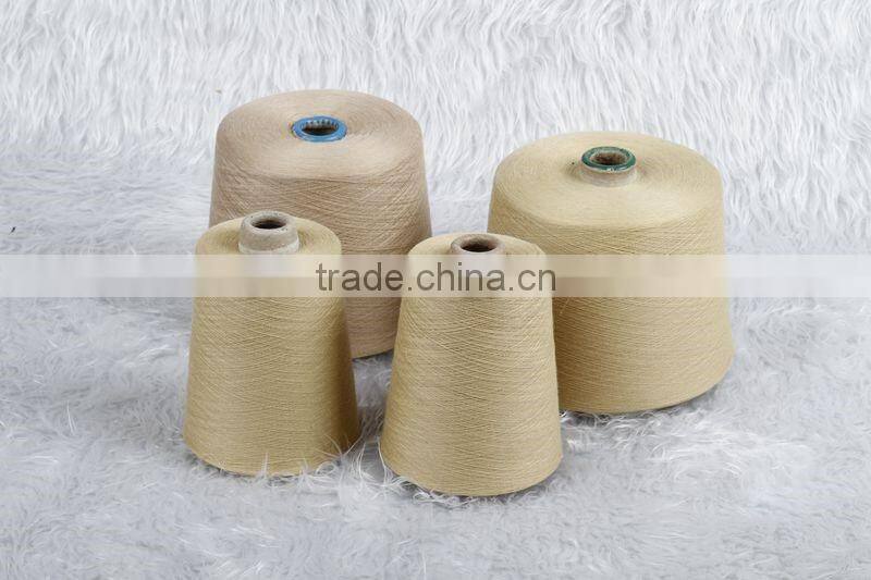 regenerated dyed fabric polyester organic waste knitting cotton yarn