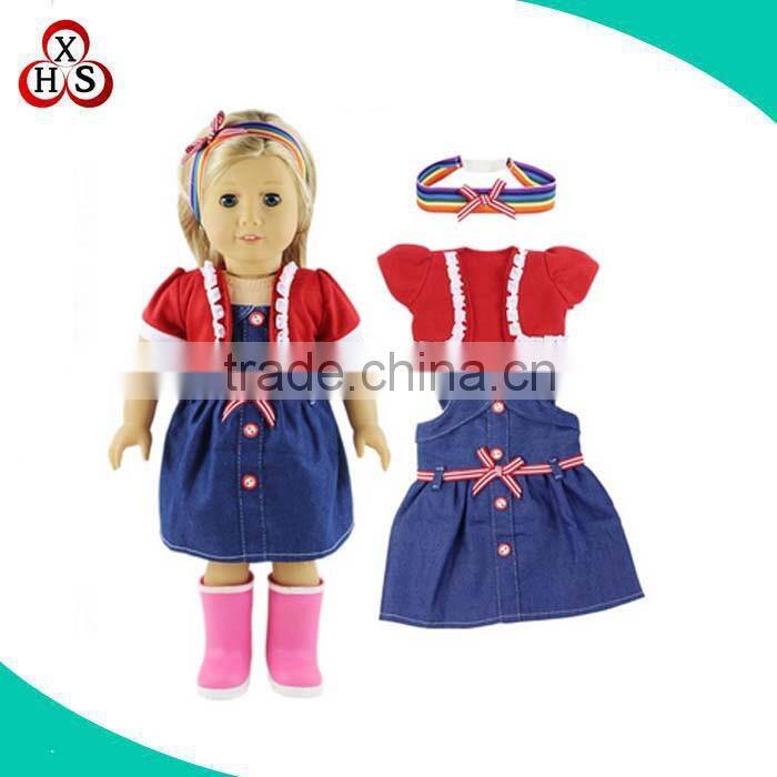 Custom plush stuffed american girl doll ballerina baby dolls black doll