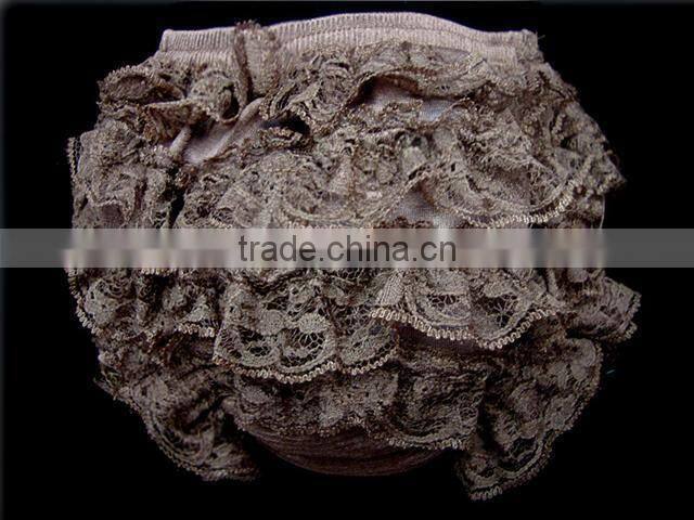 Wholesale baby infant lace ruffle bloomers boutique good looking baby bloomers Infant Cotton Shorts/Bloomer Beautiful Multicolor