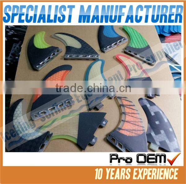 Wholesaler hot selling FCS G5 size surfing fins/ surfboard fins