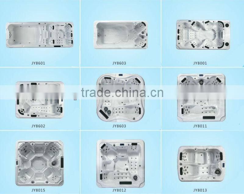 JY8001 endless swimming pool whirlpool massage swim spa outdoor
