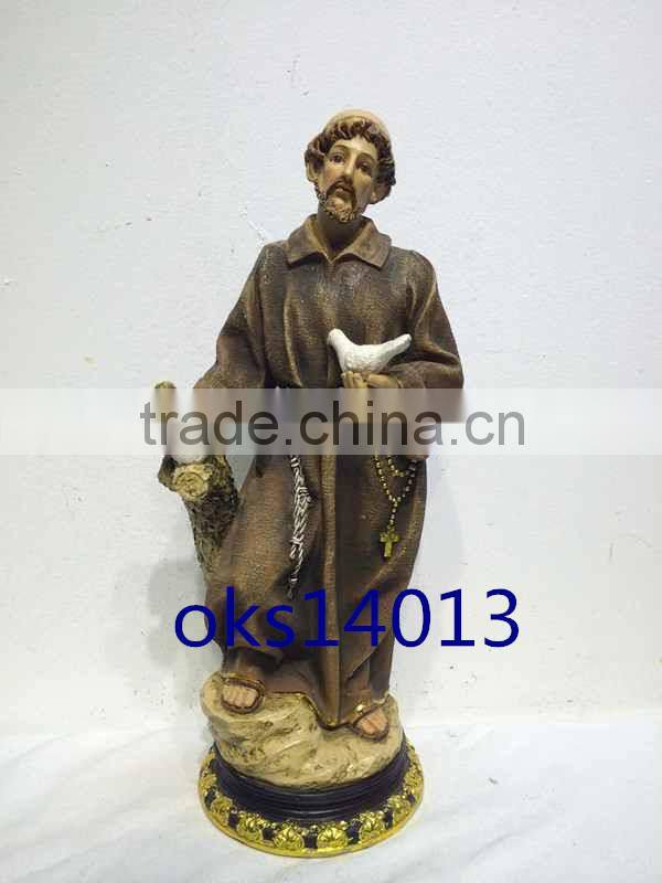 poly resin nativity set polyresin holy family polyresin statue St. Anthony