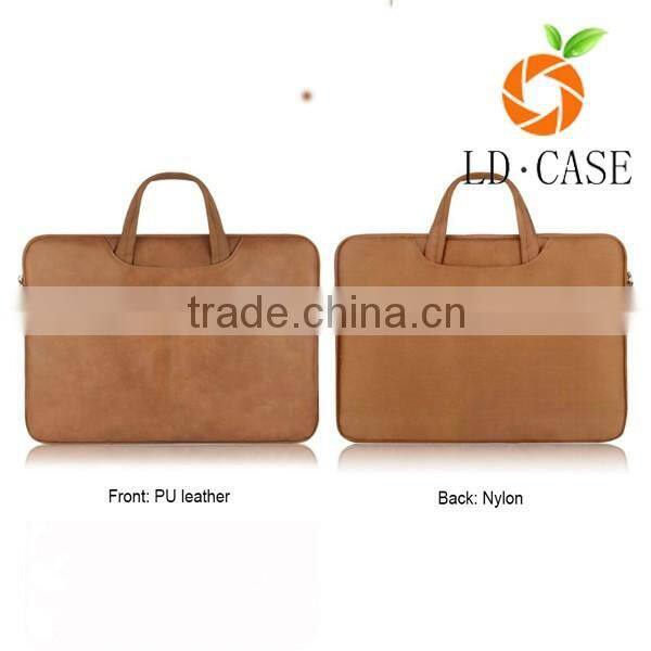 genuine leather Classical Design tablet pc handbag For Business