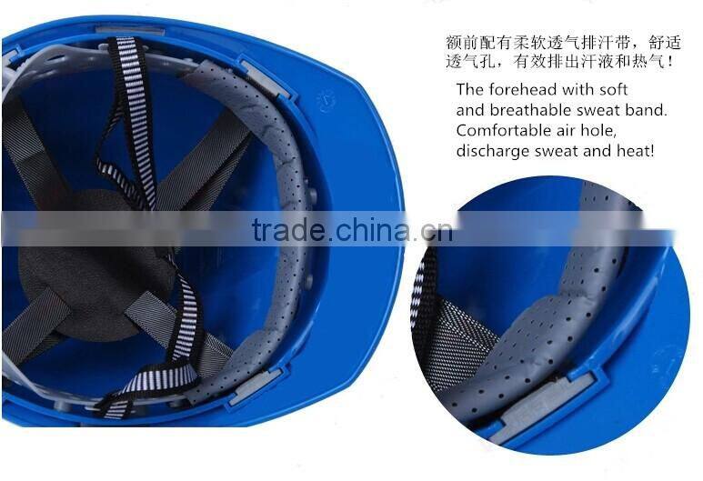 ABS V model safety helmet with ratchet