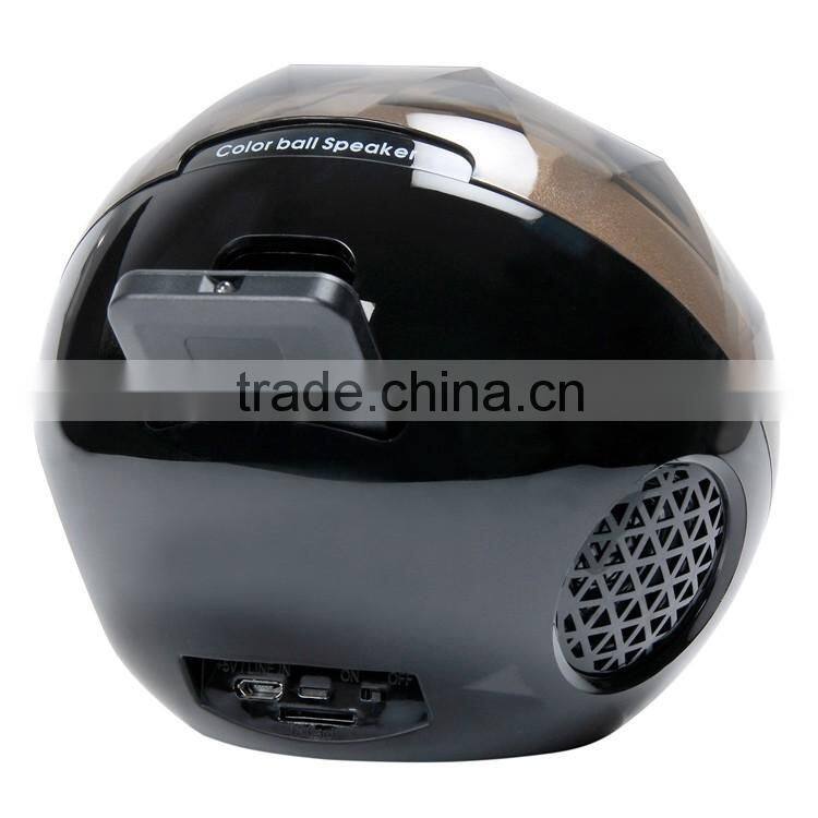 Ball Bluetooth Speaker Disco Party LED Colorful Rainbow Light Hi-fi Mp3 Speakers