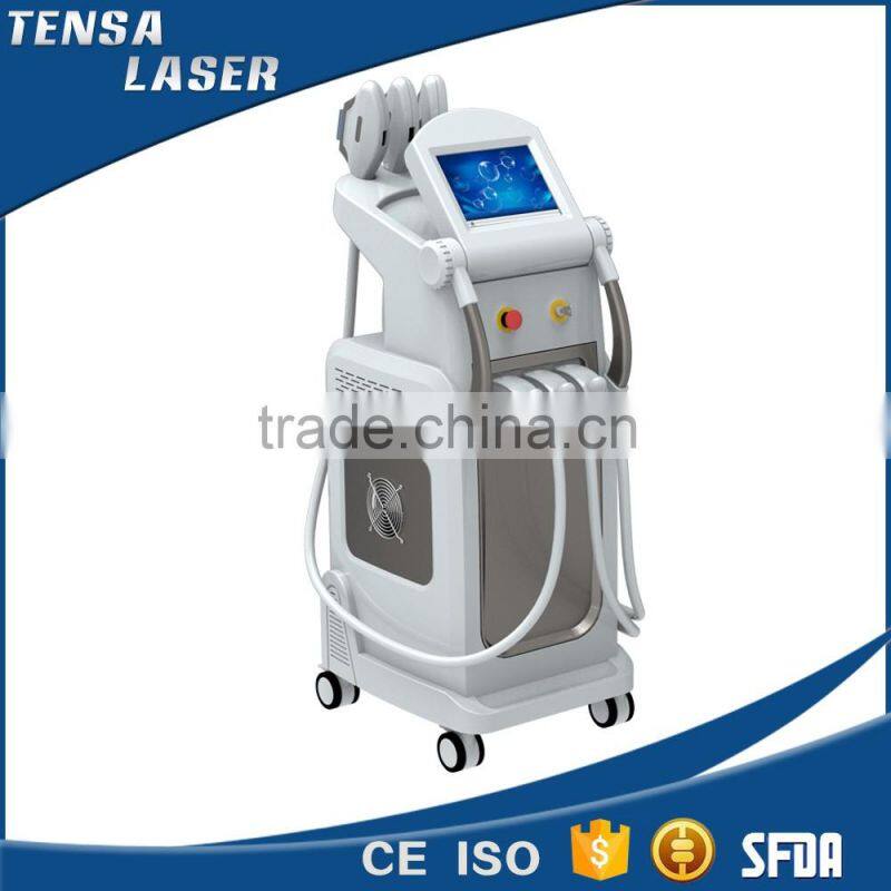 high end UK xenon lamp 3 big spot handles opt elight nd yag shr ipl