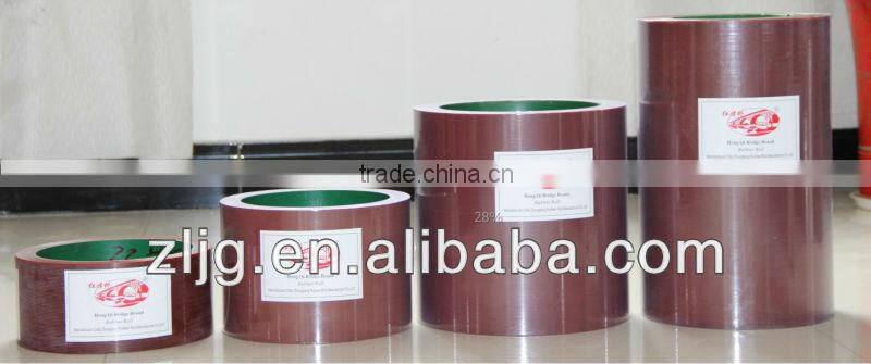 SBR iron drum rice mill rubber roller for rice milling machinery, rice hulling rubber rollers