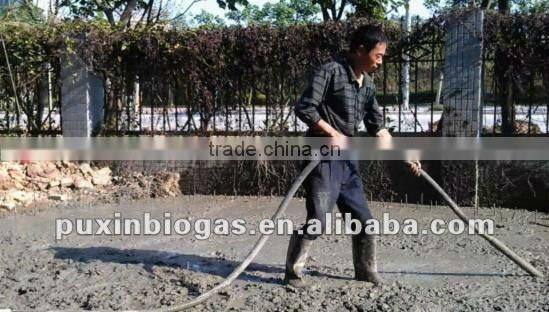 Easy to build PUXIN big biogas plant for farm waste treatment