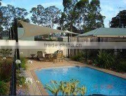 Square swimming pool shade sail