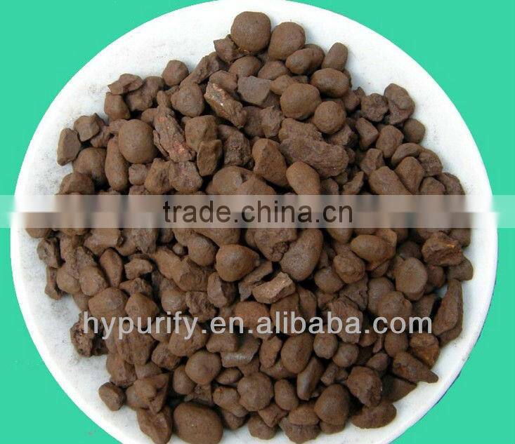 8*32mesh manganese sand filter media remove the Fe and Mn from the water