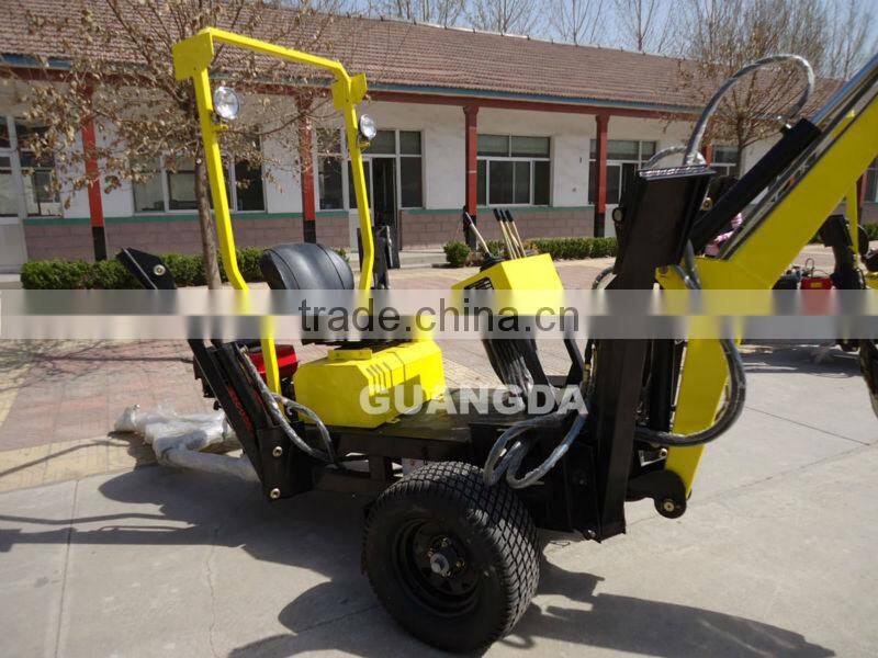towable backhoe for agriculture use
