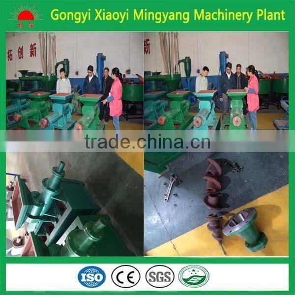 High capacity with CE ISO coal dust briquette extruder charcoal molding machine